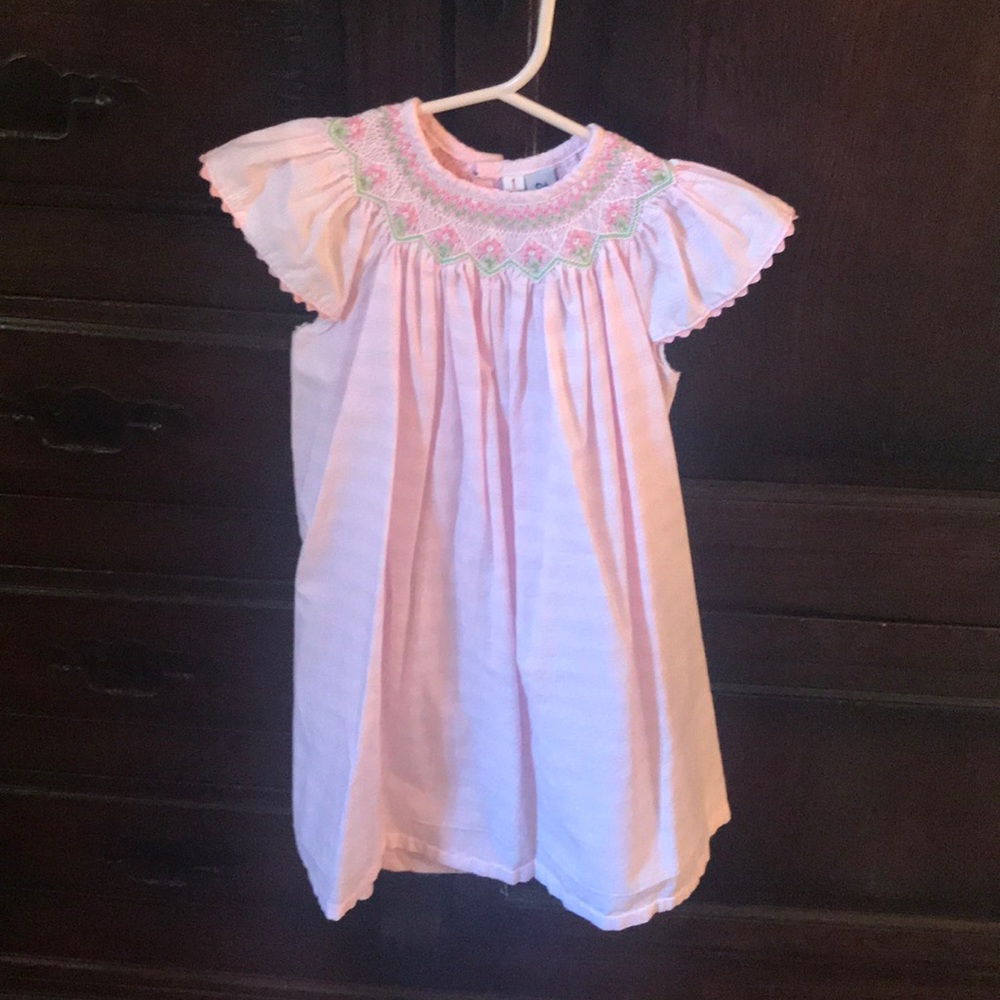 Girls Smocked Dress